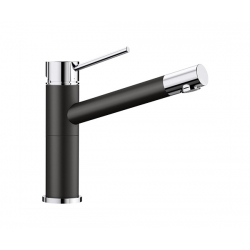 Bateria Blanco ALTA Compact Silgranit-Look Czarny/Chrom 526 162