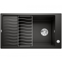 BLANCO ELON XL 8 S Silgranit, Czarny odwracalny, korek aut., InFino 525 885