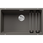 Zlewozmywak BLANCO ETAGON 700-U z korkiem INFINO, SZYNY WULKANICZNY SZARY 527 261