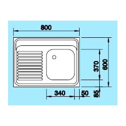 Zlewozmywak Blanco R-ES 8 x 6 510 500