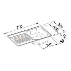 Zlewozmywak Blanco TIPO 45 S Compact 513 441