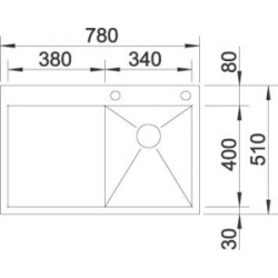 Zlewozmywak Blanco ZEROX 4S-IF/A