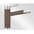 Bateria Blanco ALTA COMPACT kawowy/chrom 515 324
