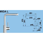 Bateria Blanco MILA chrom