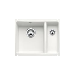 Zlewozmywak Blanco SUBLINE 350/150-U ceramiczny z korkiem automatycznym biały mat 514 525