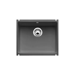 Zlewozmywak Blanco SUBLINE 500-U ceramiczny z korkiem automatycznym bazaltowy 516 975