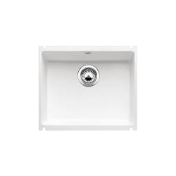 Zlewozmywak Blanco SUBLINE 500-U ceramiczny z korkiem automatycznym biały połysk 514 513