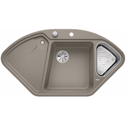 Zlewozmywak Blanco DELTA II TARTUFO Z KOR. INFINO I Z KOR.AUTOMATYCZNYM 523 666