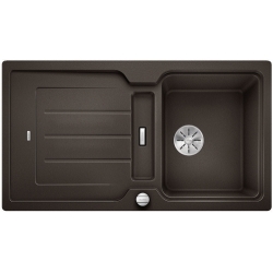 Zlewozmywak Blanco CLASSIC NEO 5S Silgranit z deską i korkiem aut. z korkiem InFino KAWA 524 024
