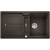 Zlewozmywak Blanco CLASSIC NEO 5S Silgranit z deską i korkiem aut. z korkiem InFino KAWA 524 024