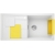 Zlewozmywak BLANCO SITY XL 6 S BIAŁY PRAWA, INFINO, Z AKCESORIAMI LEMON 525 055