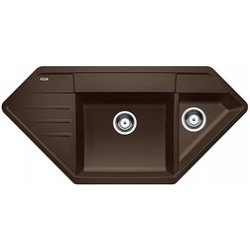 Zlewozmywak Blanco LEXA 9E bez korka automatycznego kawa 515 115