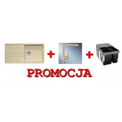 Zlewozmywak Blanco ZIA XL 6 S + bateria LINUS kolory + sortownik ECON 50/3