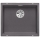 Zlewozmywak Blanco SUBLINE 500-U bez korka automatycznego z korkiem InFino szarość skały 523 433