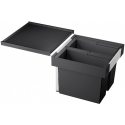 Sortownik odpadów Blanco FLEXON II 45/2 + POKRYWA SYSTEMOWA 521 468