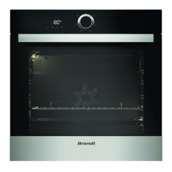 Piekarnik Brandt BXC5536X stal nierdzewna/czarne szkło