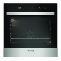 Piekarnik Brandt BXP5556X stal nierdzewna/czarne szkło