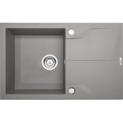 Zlewozmywak Deante Andante Flush szary metalik ZQN S11F