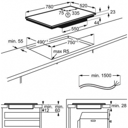 Płyta indukcyjna Electrolux SLIM-FIT EIV83443BW