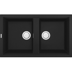 Zlewozmywak Elleci BEST 450 G40 NERO GRANITEK LGB45040