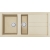 Zlewozmywak Elleci BEST 475 K95 CHAMPAGNE KERATEK LKB47595
