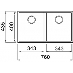 Zlewozmywak Elleci INTEGRA 350 K96 KERATEK LKQ35096BIN