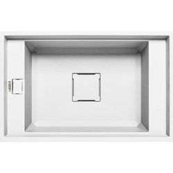 Zlewozmywak Elleci VALUE 130 PODWIESZANY K96 WHITE KERATEK LKV13096BSO