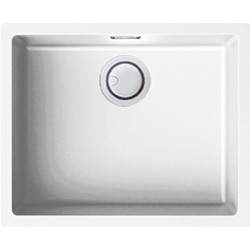 Zlewozmywak Elleci ZEN 105 K96 WHITE KERATEK LKZ10596