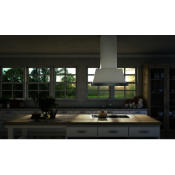 Okap wyspowy FABER THEA ISOLA EV8 WH MATT 80 SC 321.0517.781