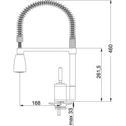 Bateria Franke SENTINEL chrom 115.0029.591