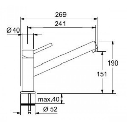 Bateria Franke FG 3600.031 chrom 115.0043.631 WYPRZEDAŻ