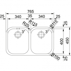 Zlewozmywak Franke ARMONIA AMX 120 122.0120.019