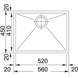 Zlewozmywak Franke Planar PPX 110-52 122.0203.471