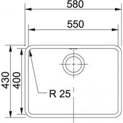 Zlewozmywak Franke Kubus KBX 210/610-55 127.0039.227