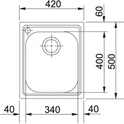 Zlewozmywak Franke Armonia AMX 610 101.0120.020
