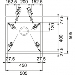 Zlewozmywak Franke Planar 8 PEX 210/610-51 TL 127.0203.475