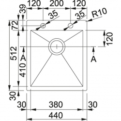 Zlewozmywak Franke Planar PPX 210/610-44 TL 127.0203.470