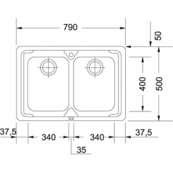 Zlewozmywak Franke Logica LLL 620 len 101.0153.295