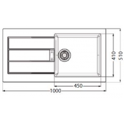 Zlewozmywak Franke SIRIUS SID 611 onyx