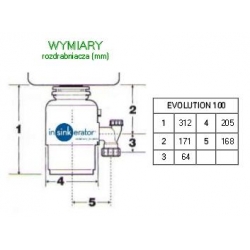 Rozdrabniacz In Sink Erator M100 EVOLUTION