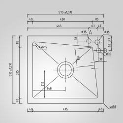 Zlewozmywak Systemceram CEA 57 JAŚMIN 50490119