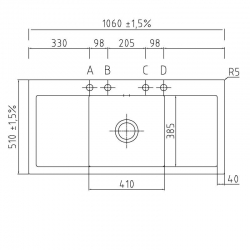 Zlewozmywak Systemceram MERA MIDDLE POLAR 50730113