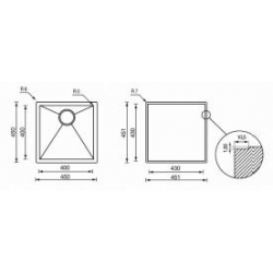 Zlewozmywak CM FILO QUADRA FT 40
