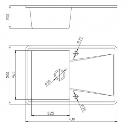 Zlewozmywak Deante VIVO ZQV A113 alabaster II gatunek