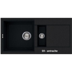 Zlewozmywak Elleci EASY 425 Antracite 59