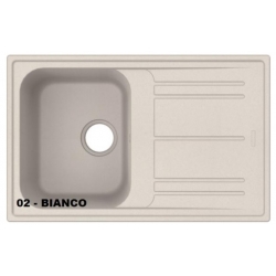 Zlewozmywak Elleci Eco Stone HOME 300 Bianco 02