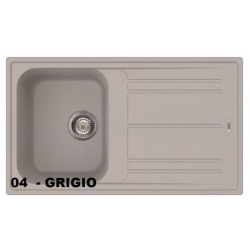 Zlewozmywak Elleci Eco Stone HOME 400 Grigio 04