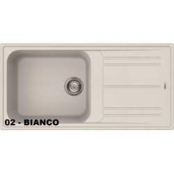 Zlewozmywak Elleci Eco Stone HOME 480 Bianco 02