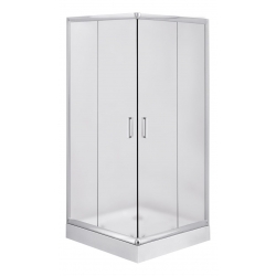Deante Funkia Kabina kwadratowa 90 cm, szkło szronione KYC 641K