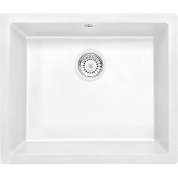 Deante Corda Flush Zlewozmywak 1-komorowy bez ociekacza - alabaster ZQA A10F